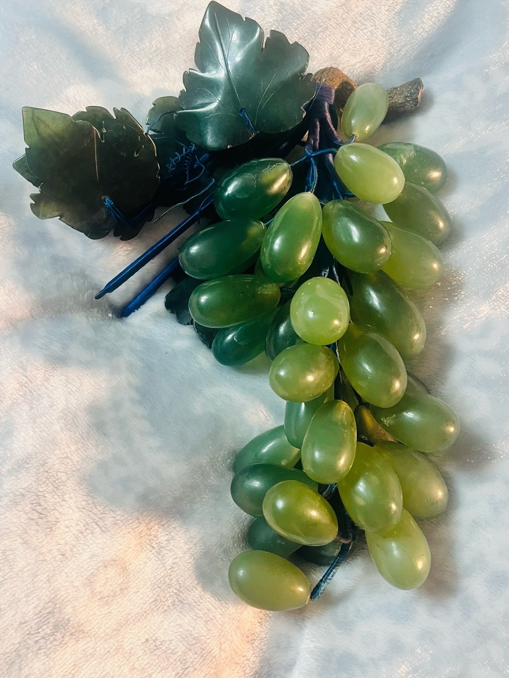 Jade grape ornament